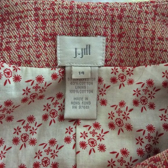 J. JILL boxy retro look jacket blazer Size 14 NWOT - Picture 7 of 9